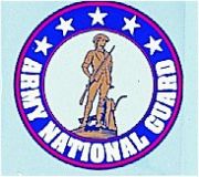 Army National Guard 4 Inch Round Decal