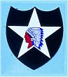 2nd Infantry Division- Indian Head Decal