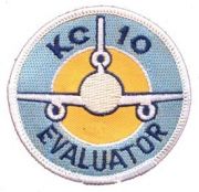 Patch- USAF KC-10 Evaluator