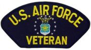 Patch-USAF Veteran Logo For Cap