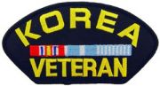 Korea Veteran With Ribbons For Cap