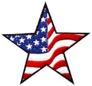USA Stars and Stripes Wavy Flag