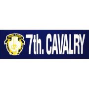 Army 7th Calvary Bumper Sticker