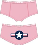 Pink Air Corps Booty Shorts  These are too cute