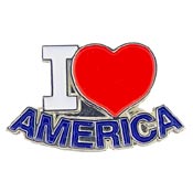 I Heart America USA Pin