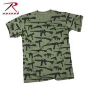 Rothco Olive "GUNS" T-shirt