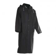 Neese Black Raincoat with SECURITY screened on back