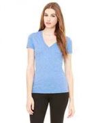 Bella + Canvas Ladies' Triblend Short-Sleeve Deep V-Neck T-Shirt - 8435