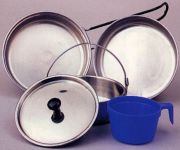 STAINLESS STEEL MESS KIT 5 -pieces