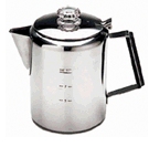 Stainless 9 cup coffee pot Percolator