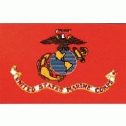 U.S. Made 3 X 5 Printed USMC Flag