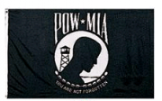 POW-MIA FLAG  3 X 5 Printed Polyester POW-MIA FLAG