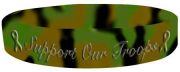 Camo Bracelet Support Troops  Show Your Support