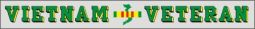 Decal-Vietnam Veteran Window Strip