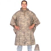 Army Digital Poncho with Bag Complete to carry anywhere