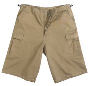 Khaki BDU Shorts Knee Length