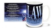 Law Enforcement Prayer Mug
