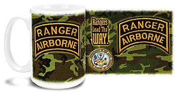 Rangers Lead The Way Airborne Mug