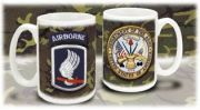 173rd Sky Soldier Airbourne With Crest Mug
