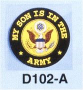 My Son Is In The Army 4 Inch Round Decal