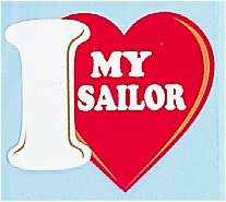 I Love My Sailor Decal