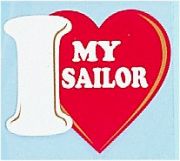 I Love My Sailor Decal