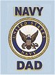 Navy Dad Decal