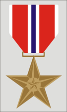 Bronze Star Decal