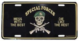 Special Forces Mess With The Best License Plate