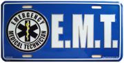 EMT License Plate