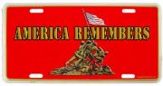 USMC America Remembers License Plate