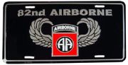 Army 82nd Airborne License Plate