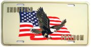 Enduring Freedom License Plate