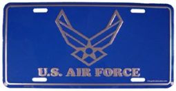 USAF With Wings License Plate