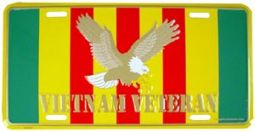Vietnam Veteran License Plate