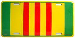 Vietnam Ribbon License Plate
