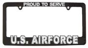 USAF License Plate Frame Plastic