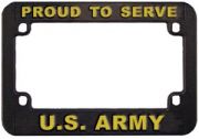 Army Motorcycle License Plate  Frame