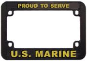 USMC Motorcycle License Frame