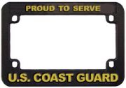 USCG Motorcycle License Plate Frame