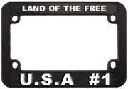 USA Motorcycle License Frame