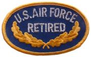 Patch- USAF Oval Retired