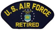 Patch- USAF Logo Retired For Cap