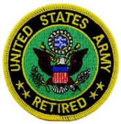 Patch-Army Logo Retired