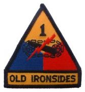 Patch-Army 1st Armored Division Old Ironsides