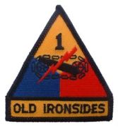 Patch-Army 1st Armored Division Old Ironsides