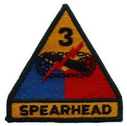 Patch-Army 3rd Armored Division Spearhead