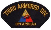 Patch-Army 3rd Armored Division For Cap