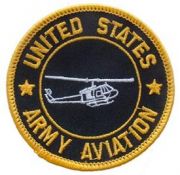 Patch-Army Aviation With Helicopter