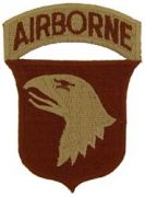 Patch-Army 101st Airborne Division For Desert Uniform